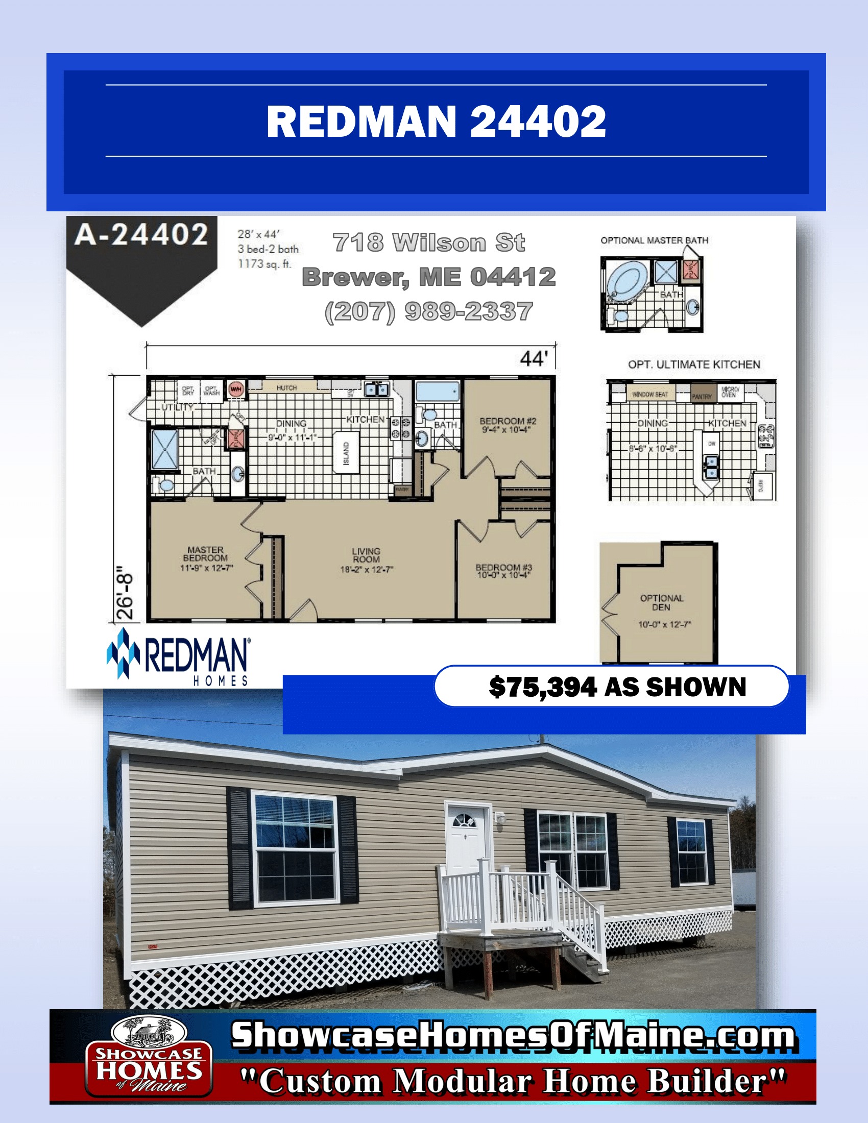 Double & Single Wides Showcase Homes Of Maine Bangor, ME